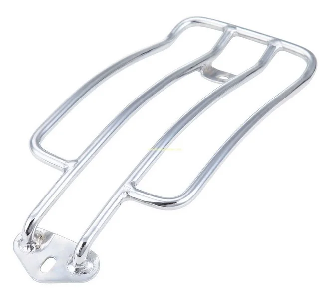 ФОТО Solo Seat Chrome Luggage Rack For 1985-2003 Harley XL Sportster 883 XL883 1999