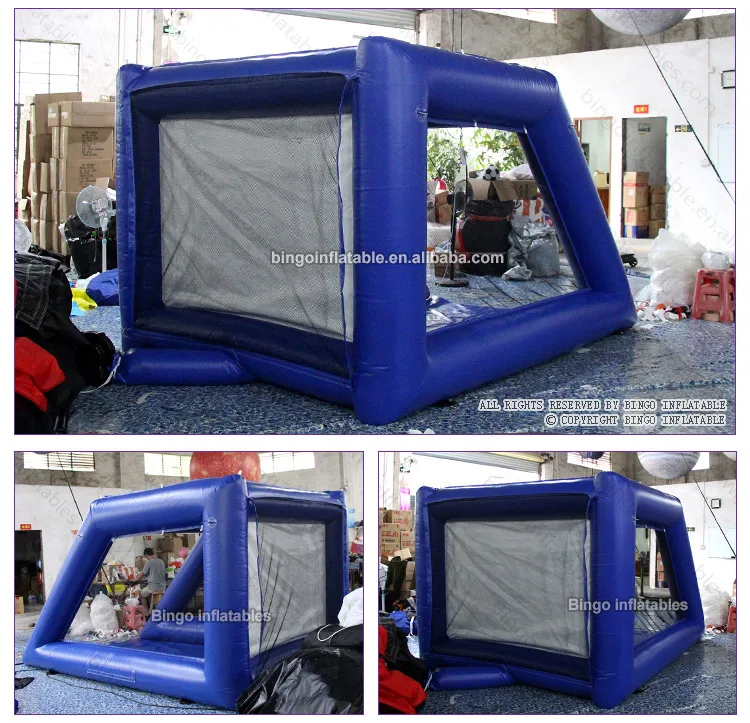 BG-Y0043-Inflatable blue soccer goal kick_2