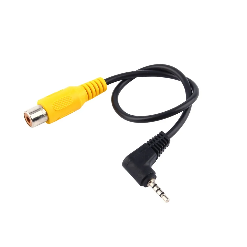 For GPS Converter Cable Cord 2 5mm Stereo Jack Male Plug To RCA Female AV in