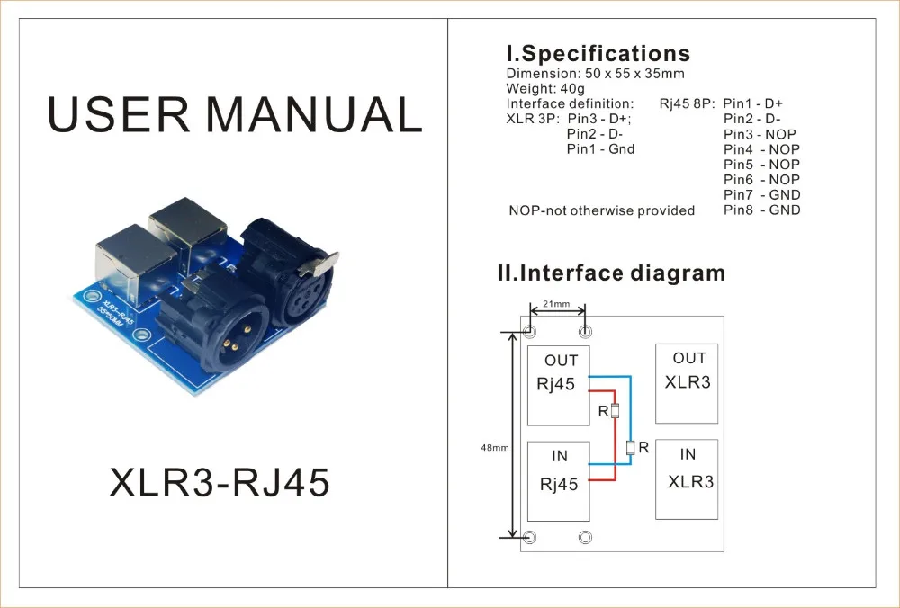 Оптовая продажа 1 шт. xlr3-rj45 DMX512 Реле разъем использовать для DMX-Реле LED контроллер