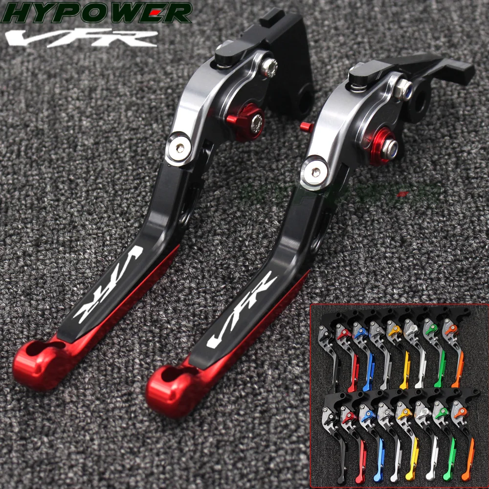 Tanie Dla Honda VFR 800 F 2002 2018 VFR800 F 2003 2004 2005 2006 motocykl regulowany składany wysuwana dźwignie sprzęgła do motocykli Moto dźwignie hamulcowe