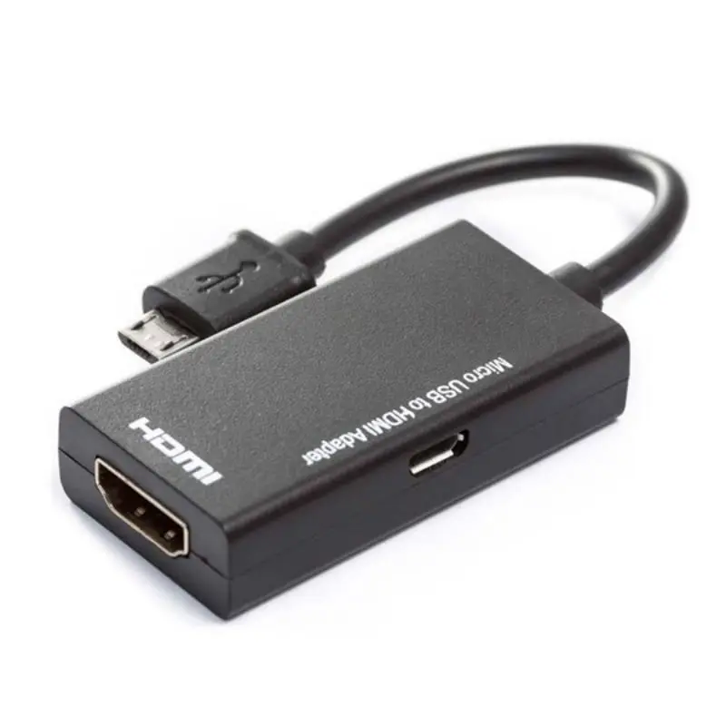  192 KHz Audio Digitale/60Hz HD Video Micro USB Maschio a HDMI Femmina Adattatore 1080 P Cavo HDMI p