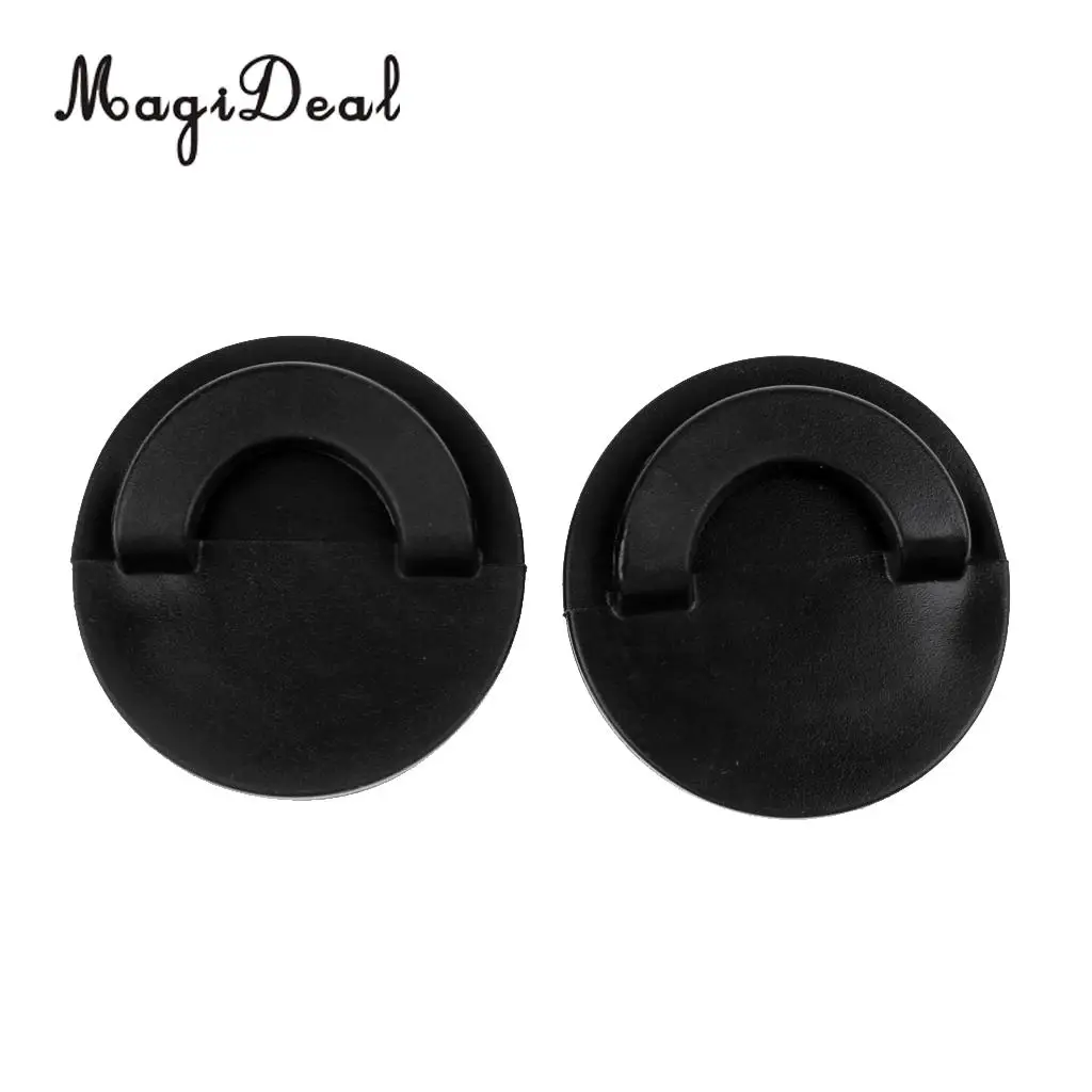MagiDeal Universal 2x Kayak Scupper Bung Plug & 6x Deck Pad Eye Rigging Hardware for Canoe Inflatable Boat Fishing Dinghy