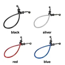 50 см/60 см дюймов мотоцикл тормозной линии Плетеный Стальной клатч масляный трубчатый насосный шланг универсальный для мотокросса ATV Грязь велосипед ямы