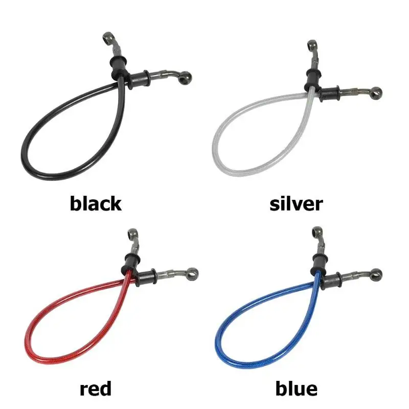 

50cm/60cm inch Motorcycle Brake Line Braided Steel Clutch Oil Hose Pipe Tube Universal for Motocross ATV Dirt Pit Bike