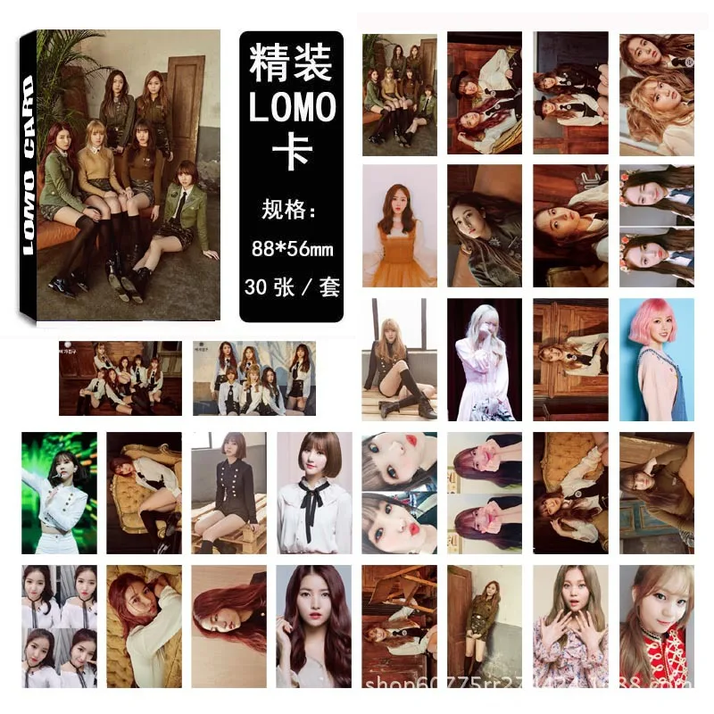 

30Pcs/set Kpop GFRIEND The Awakening Lomo Cards Postcards Decoration Self Made Photo Picture Cards Fan Gift Decoration Supplies