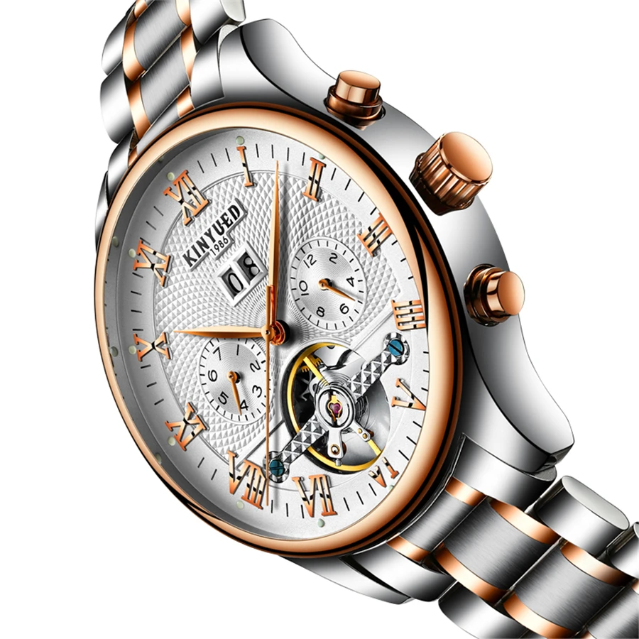 Kinyued الهيكل العظمي التلقائية ووتش رجال ماء تحلق توربيون الساعات الميكانيكية الرجال الذاتي متعرجا horloges mannen دروبشيب Kinyued الهيكل العظمي التلقائية ووتش رجال ماء تحلق توربيون الساعات الميكانيكية الرجال الذاتي متعرجا horloges mannen دروبشيب