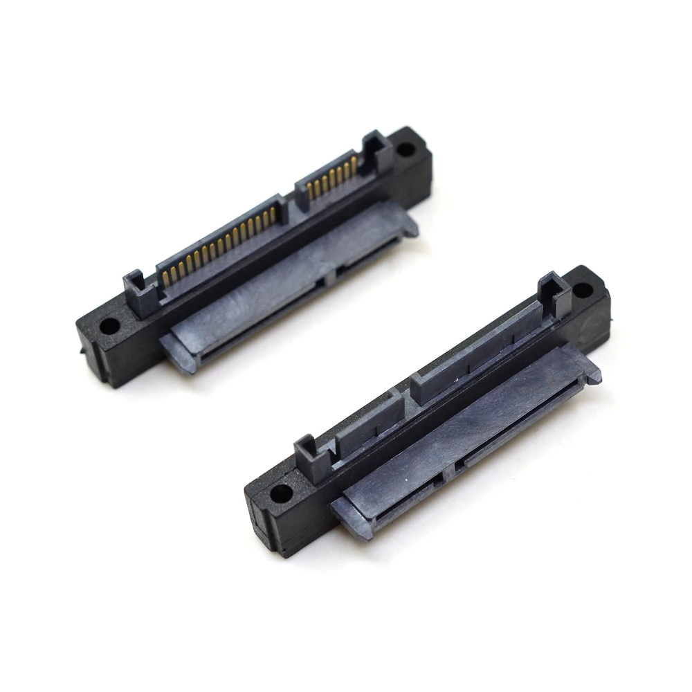 

Elbow SATA 22Pin 7+15pin Male to SATA 22Pin Female Extension Convertor Adapter 90 Degree Up / Down angled Hard Disk Connector