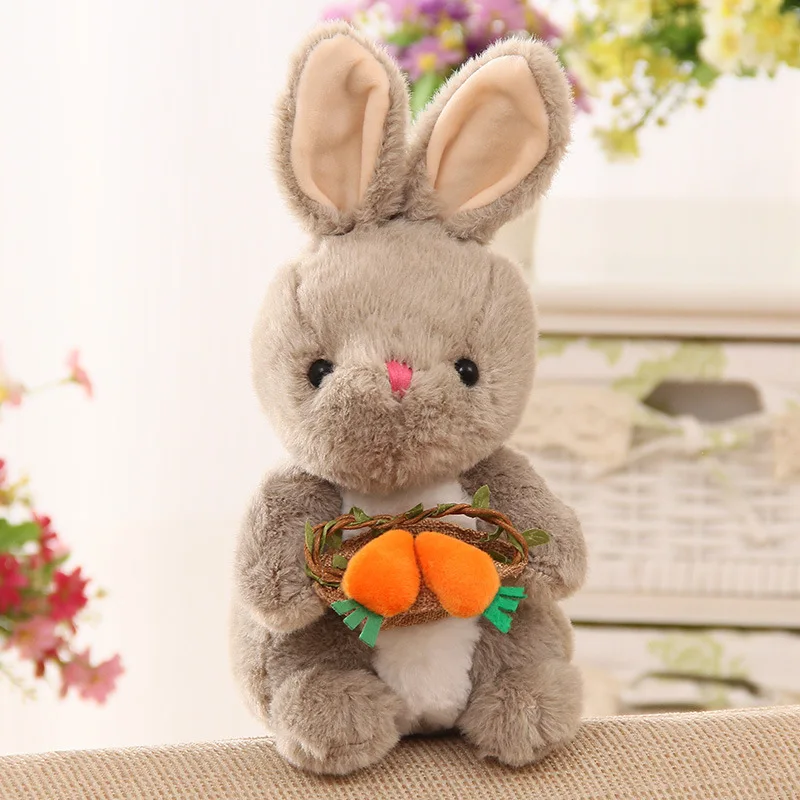 

New 28cm Plush Toys Stuffed Animals Dolls Birthday Teddy Bear Baby Totoro Knitting Panda Hello Kitty Woman Christmas Gifts