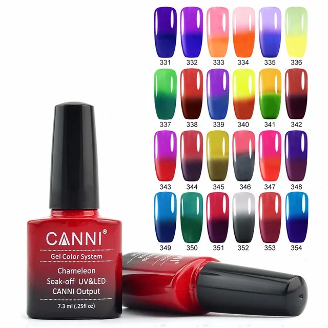 1pcs 7 3ml Canni Thermal Uv Led Gel Polish Acrylic Temperature Color 1pcs 7 3ml Canni Thermal Uv Led Gel Polish Acrylic Temperature Color Change Soak Off