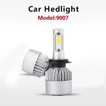 

2Pcs Car Led Light 9007/HB5 Hi/Lo Led Bulb Headlights Canbus 36W 9V 32V Automobiles 6000K Super Brgiht