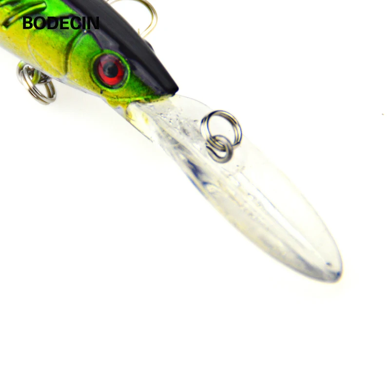 1PS Minnow Fishing Lures Deep Isca Artificial Wobbler Crankbait For Fish Lure Hard Fake Bait Pesca Tackle Hooks Sea 14.5cm 12.7g