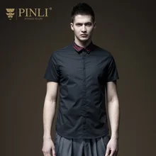 Camiseta Masculina Pinli Летний мужской костюм, самостоятельная вышивка, рубашка с короткими рукавами, мужской прилив. B182313169