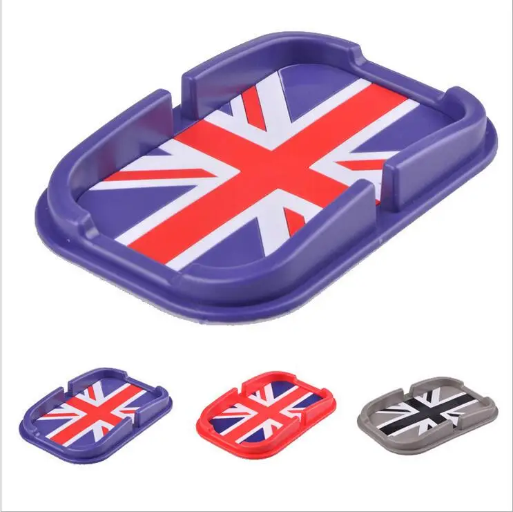 2PCS Car Styling 15X10cm UK Flag Anti Slip Mat for Mobile
