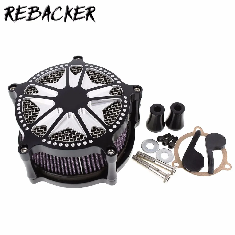 

Black Motorcycle Air Filter Crafts Air Cleaner Intake Filter For Harley Sportster 883 Road King Gliding SoftTail Dyna
