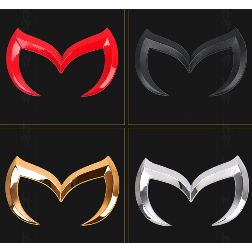

Zlord 1PC 3D Metal Bat Batman M Logo Emblem Car Front Rear Badge Sticker Decal for Mazda 3 5 6 Car Styling Accessories