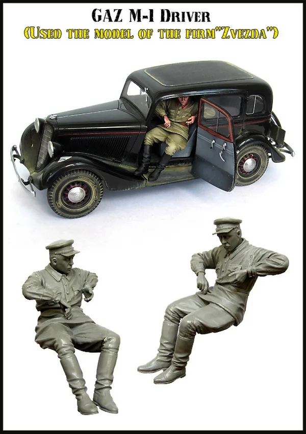 IN STOCK Evolution-Miniatures EM-35129 1/35 GAZ M-1 Driver