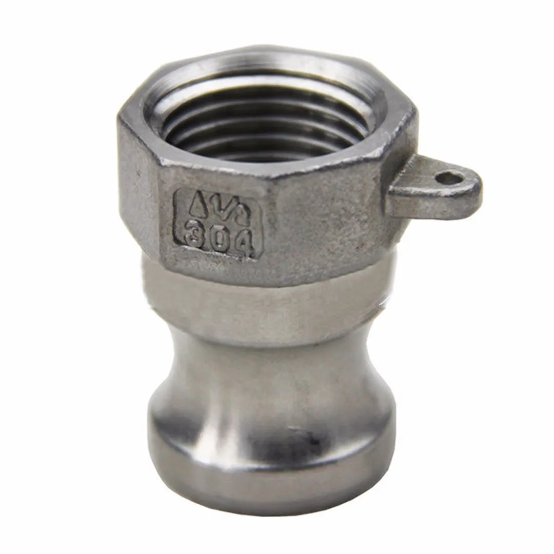 1 pc 304 Acero inoxidable Homebrew Camlock adaptador de montaje 1/2 \