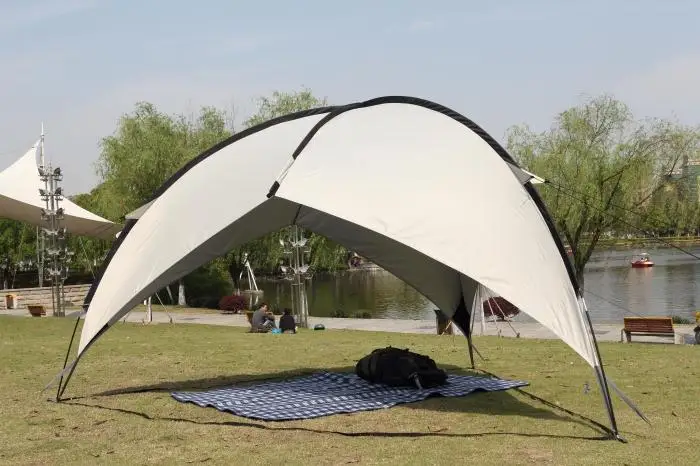 

BLUEFIELD Large Sun Shelter Awning Canopy Beach Tent Beach Shade Tarp Camping Picnic Pergola Sunshade Gazebo