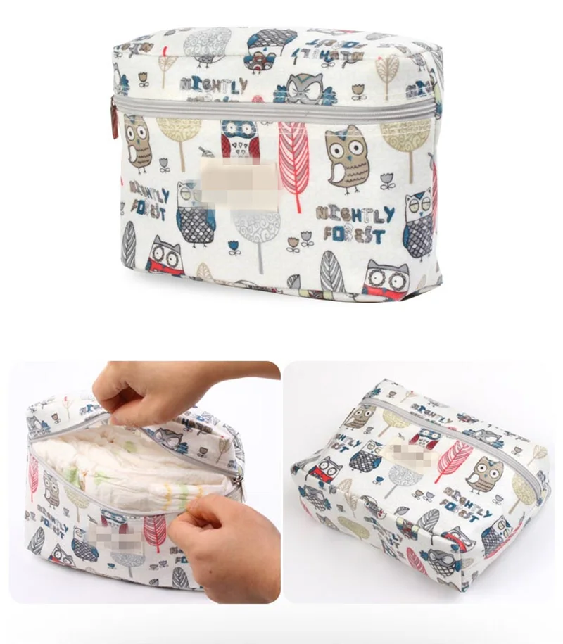 Baby Diaper Caddy Organizer Wet Bag Cartoon Multifunctional Mummy Bags Stroller Newborn Toddler Nappy Dry Storage Bag BB5131 (6)
