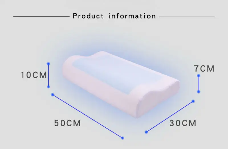 Peter Khanun подушка из пены с эффектом памяти, гелевая Ортопедическая подушка для сна, защита шейки матки с наволочкой, защита от пыли, уход за здоровьем, 029