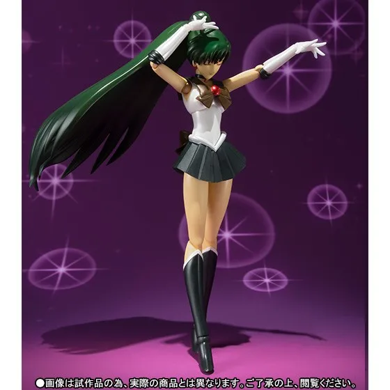 PrettyAngel-Подлинная Bandai S. H. Figuarts Pretty Guardian Sailor Moon 20th PVC Sailor Pluto фигурка