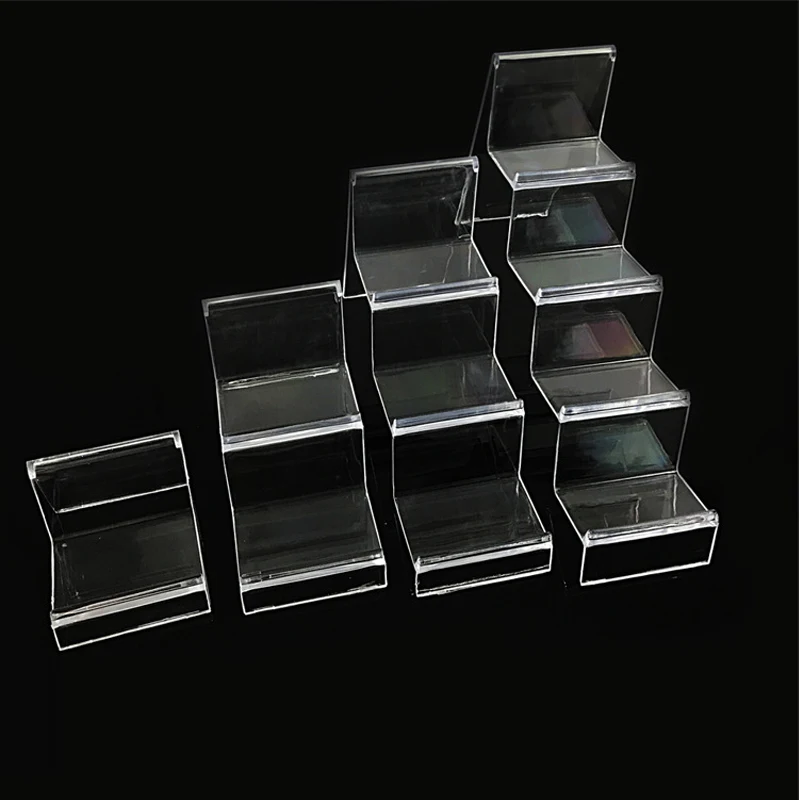 New Clear Acrylic Show Stand for Mobile Cellphone Wallet Sun Glasses Rack Reveal Frame1-2-3-4 Layer Jewelry Display Shelf