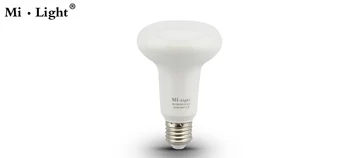 

[Seven neon]Fashion design Mi-Light AC85-265V E26/E27/B22 9W 850LM RGBWW 5050&5630 LED chip color temperature Dimmable LED Bulb