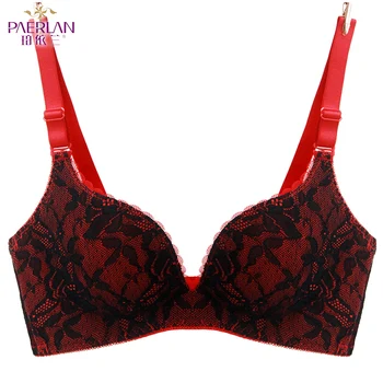 

New product without steel ring bra Comfortable and breathable adjustable lace decoration for female underwear