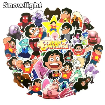 

50Pcs/lot Steven Universe Anime Cartoon Sticker For Laptop Skateboard Fridge Bicycle Pvc Waterproof Decal Toy Sticker For Kids