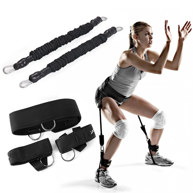 Vertical Bounce Jumping Trainer Leg Strength Resistance Bands Strap