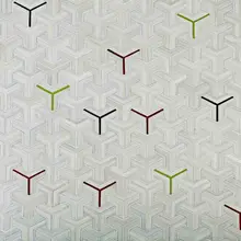 Натуральный коровий мех скрывает лоскутный Y коврик из бычьей кожи