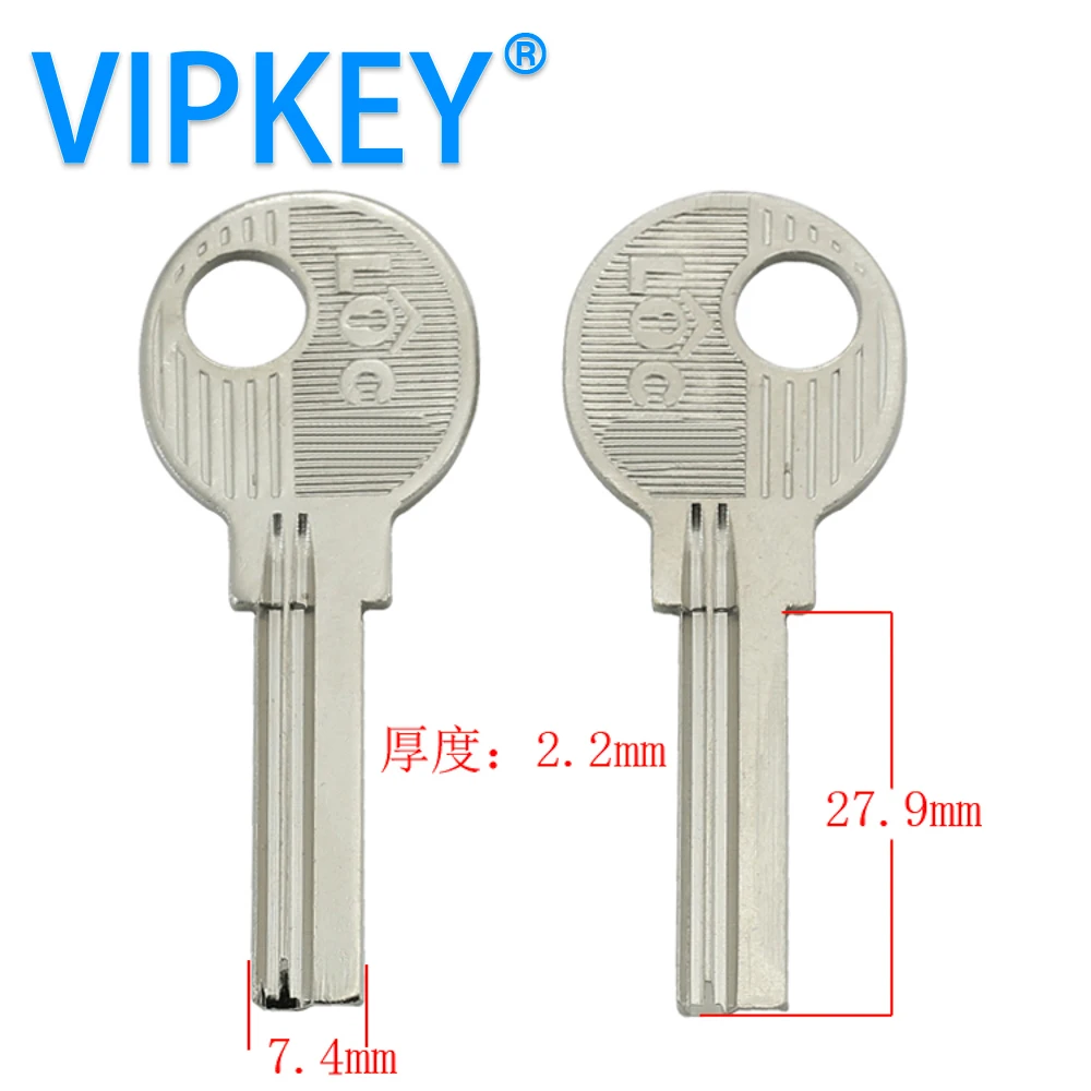 

No.4 rectangle brass blank key door blank lock key right grove door key