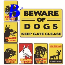 Placas Decorativas Metalicas винтажный Остерегайтесь собаки! Tuinposter Buiten labradodle внимание собаки размер: 20*30 см
