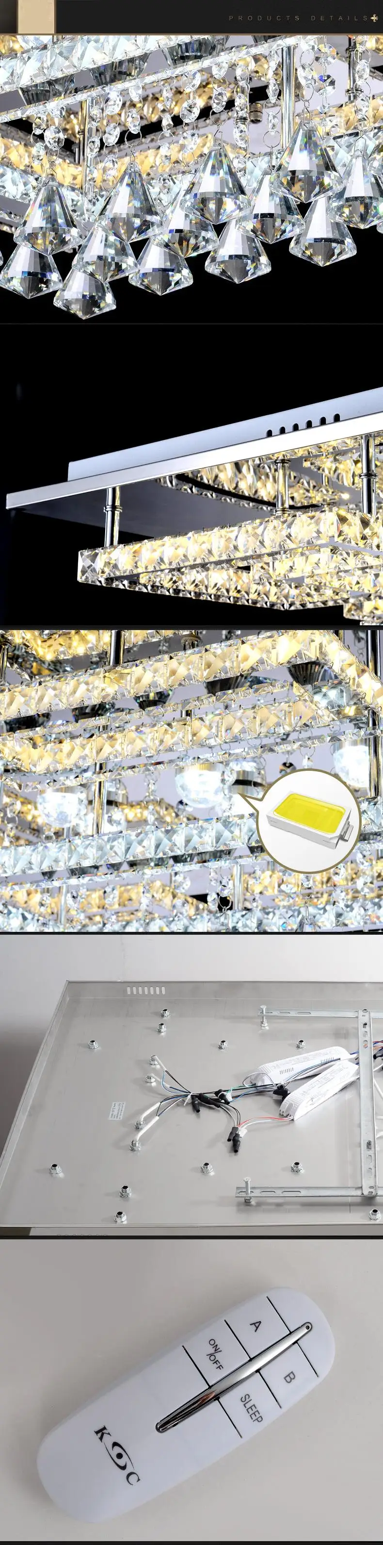Роскошный Современный хрустальный потолочный светильник со стеклянным абажуром, золотой потолочный светильник для гостиной, спальни, lamparas de techo abajur