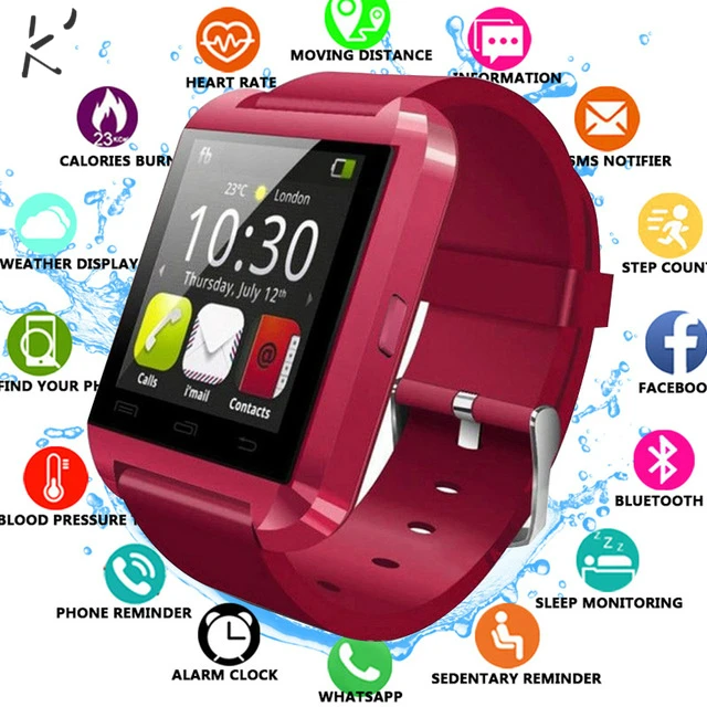 

New Smartwatch Bluetooth Sport Smart Watch U8 For IPhone IOS Android Smart Phone Wear Clock Wearable Device Smartwach GT08 DZ09