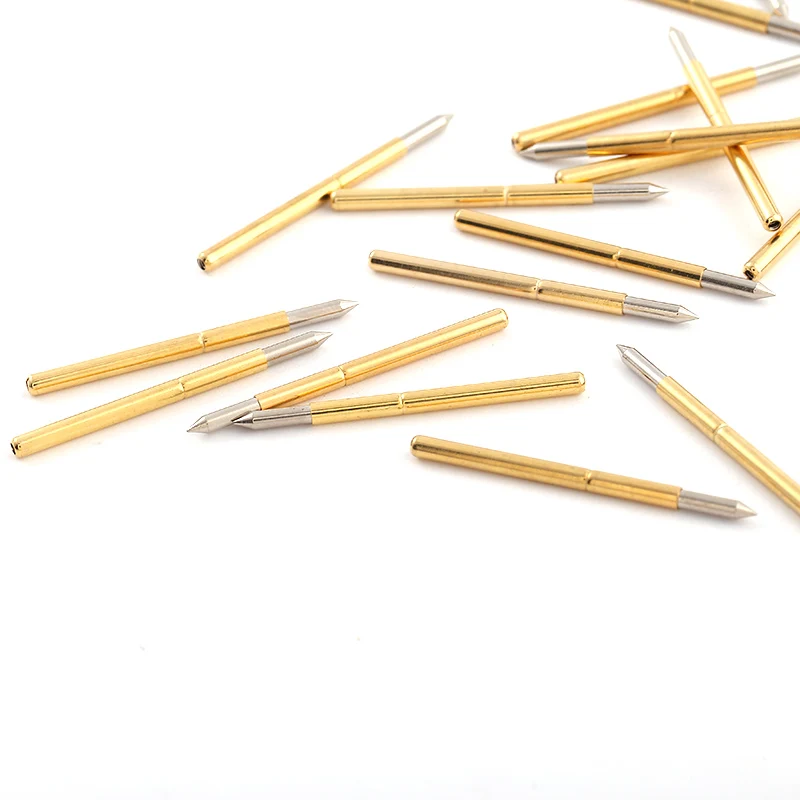Straight upper tip P125-B1test needle test spring ejector 100 pieces/package integrated test probe tool accessories