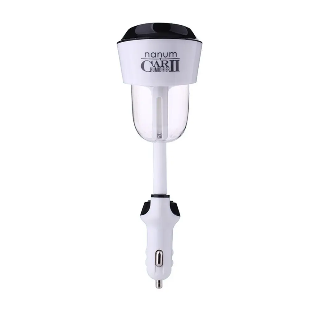 

12V Car Air Humidifier Freshener Aromatherapy Steam Maker USB Charger Mute Nebulizer Essential Oil Diffuser Air Purifier
