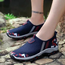 Плюс Размеры Для мужчин летний Для женщин кроссовки сетчатый, дышащий, спортивный обувь Для мужчин пляжные водонепроницаемая обувь женские тренировочные кеды