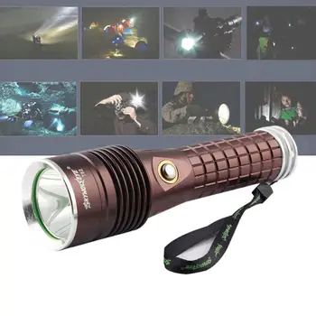 

SKYWOLFEYE 8000 Lumen T6 LED Flashlight 5 Modes 18650 Battery Torch Super Bright Lamp For Cycling