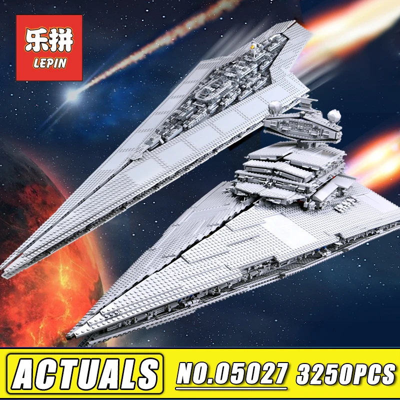 

DHL LEPIN 05027 05028 Star Series War The 10030 10221 Star Destroyer Set Model Legoings Building Blocks Bricks Kids Gifts Toys