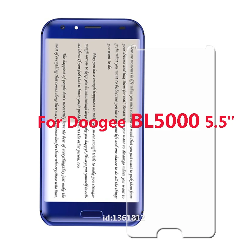 Закаленное стекло для защиты экрана Doogee BL5000 9H 2.5D Защитная пленка