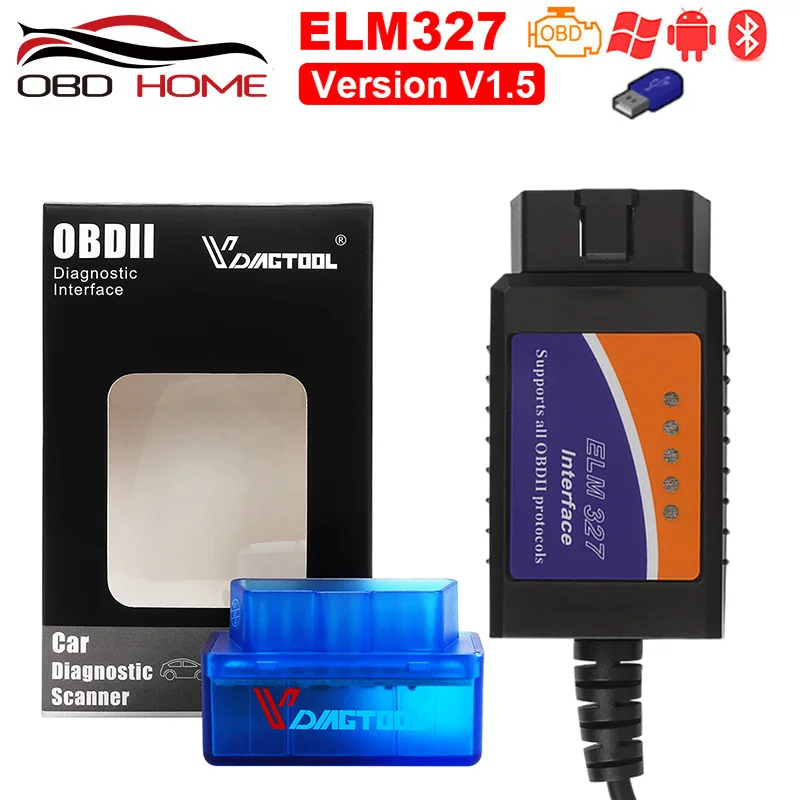 

Mini Elm327 V1.5 Wifi Bluetooth USB OBD2 Elm 327 V 1.5 OBD 2 Car Diagnostic Tool Scanner Elm-327 OBD2 Adapter Diagnostic Tool