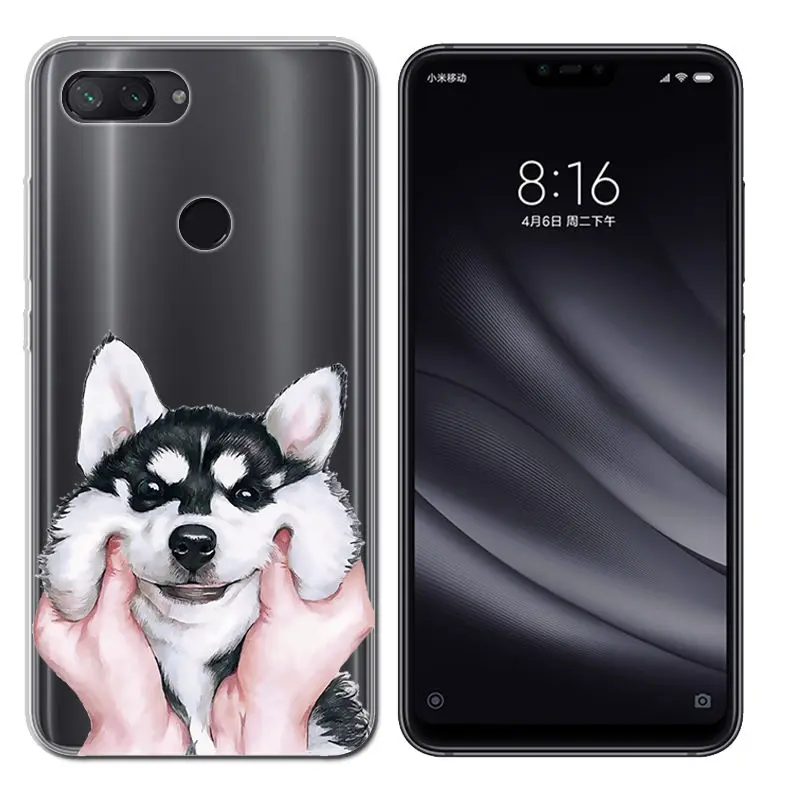 Cute Animal Fundas for Xiaomi Mi8 lite Silocone Case Xiaomi Mi 8 A2 A2 Lite for Soft TPU for Xiaomi Redmi 4X 6A Note5 Note6 Pro (2)