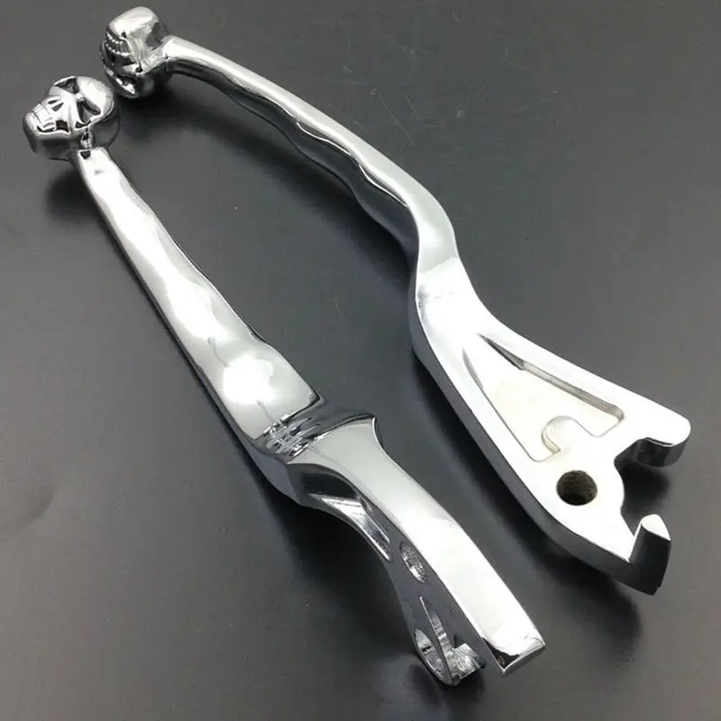 

Motorcycle Chrome Clutch Brake Skull Levers For Suzuk Boulevard S50 S83 2005-2007 Boulevard C90 Intruder 800 1400 1500 1994-2004