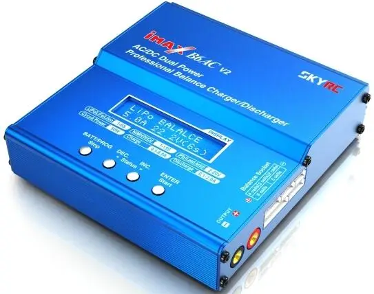 Балансирующее зарядное устройство SKYRC iMAX B6AC V2 6A Lipo с ЖК-дисплеем | Игрушки и хобби