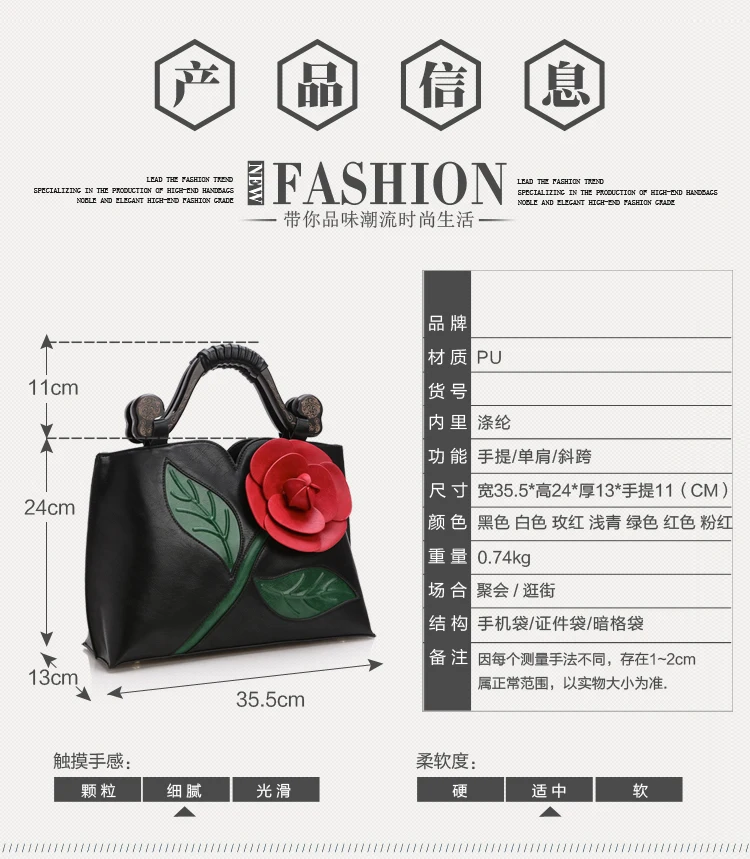 INFEYLAY бренд для женщин 3D цветы сумка с тиснением через плечо Национальный стиль Сумочка Мода Девушка Свободные курьерские Сумки винтажная сумка