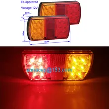 Акция! 12 V светодиодный задний фонарь для прицепа, Погружные Водонепроницаемые Запчасти для грузовых лодок(2 шт/1 пара), запчасти для прицепа
