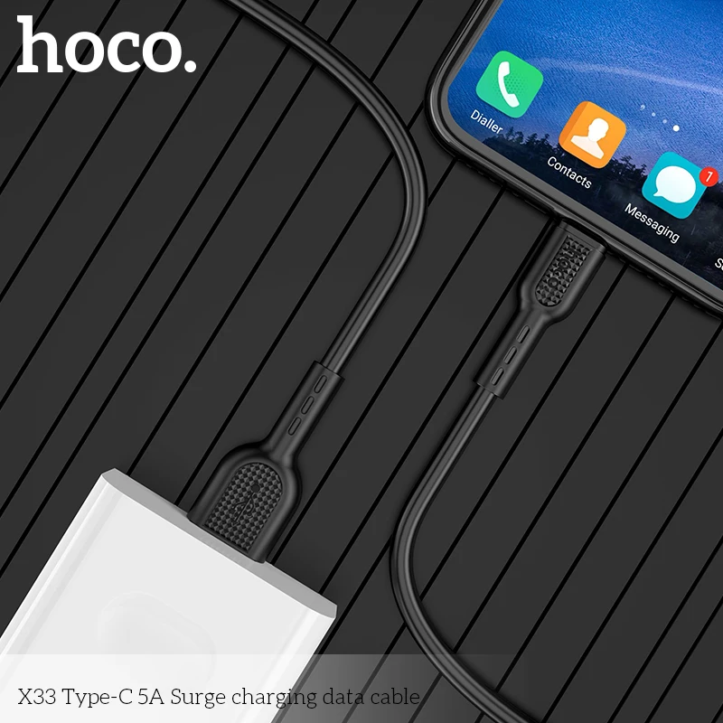 HOCO 5A usb type-C кабель для huawei P30 P20 PRO Супер зарядка USB C кабель для huawei Honor V20 20 V10 100 см