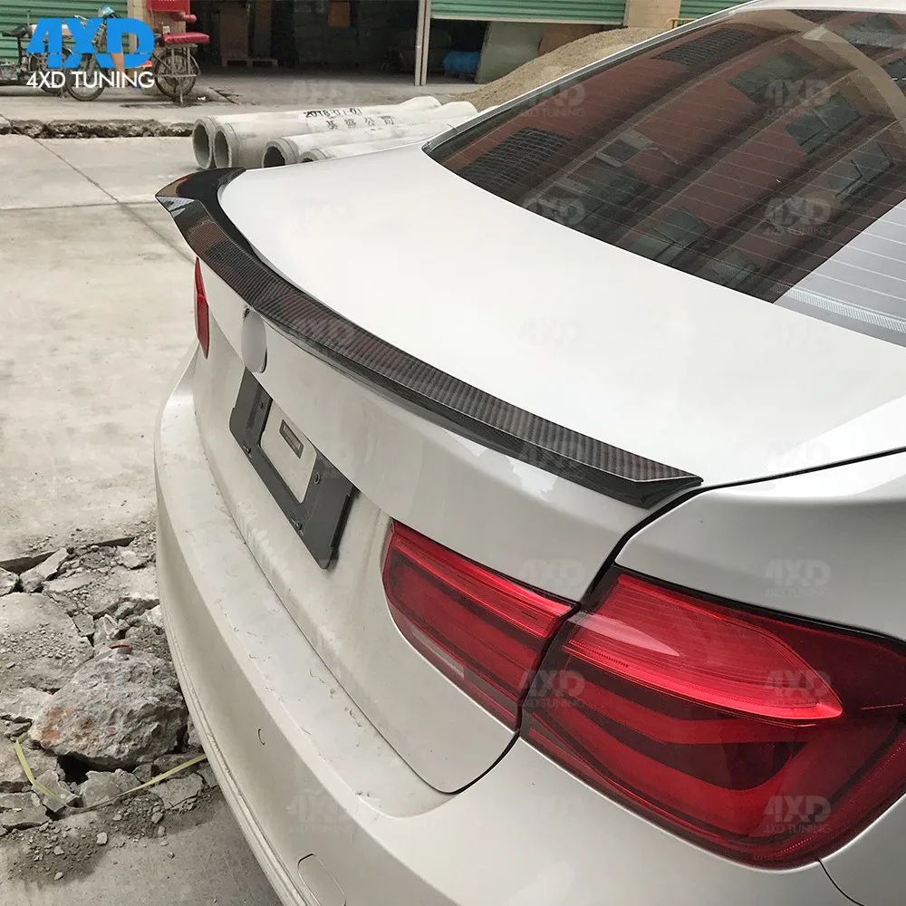 Углеродное волокно багажник спойлер для BMW F30 F80 M3 крыло спойлера 316I 320I 325I 328I 330I 2012